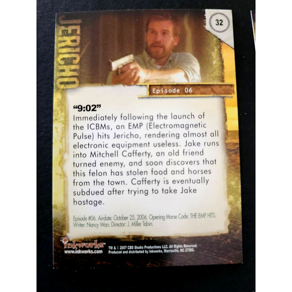 Jericho Science Fiction Show Trading Cards - More than 50 Cards Included - Picture 8 of 8
